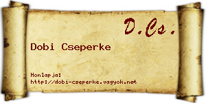 Dobi Cseperke névjegykártya